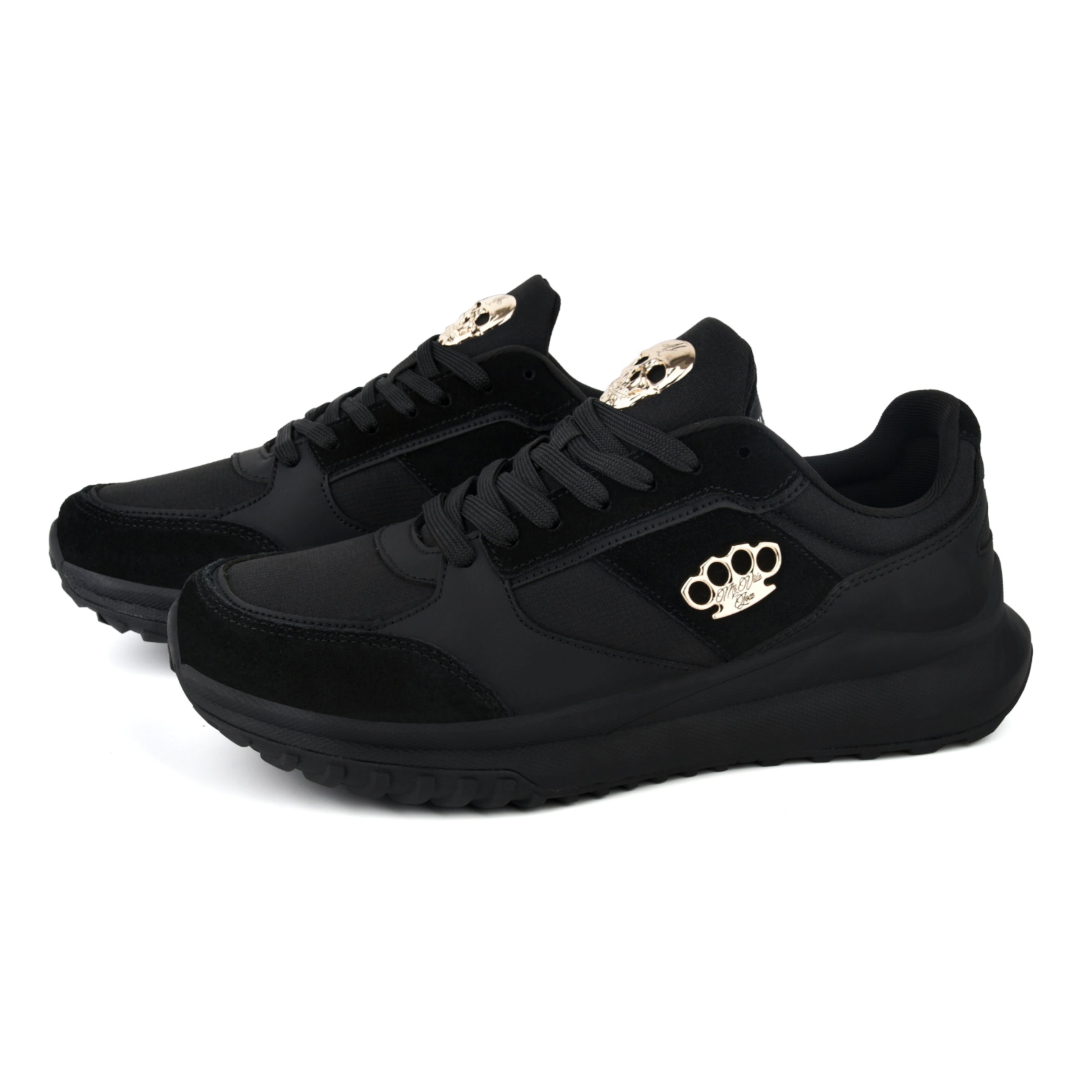 Sneakers MVL Brass Skull noir/or