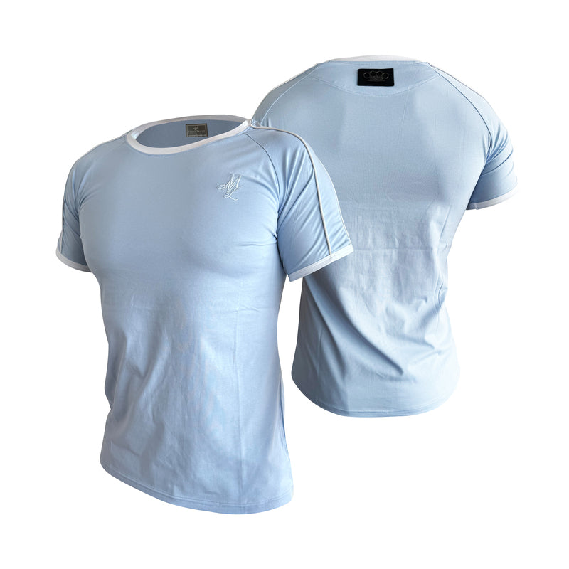 T-shirt basique MVL "Bleu clair"