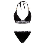 Cargar imagen en el visor de la galería, MVL bikini pants - black