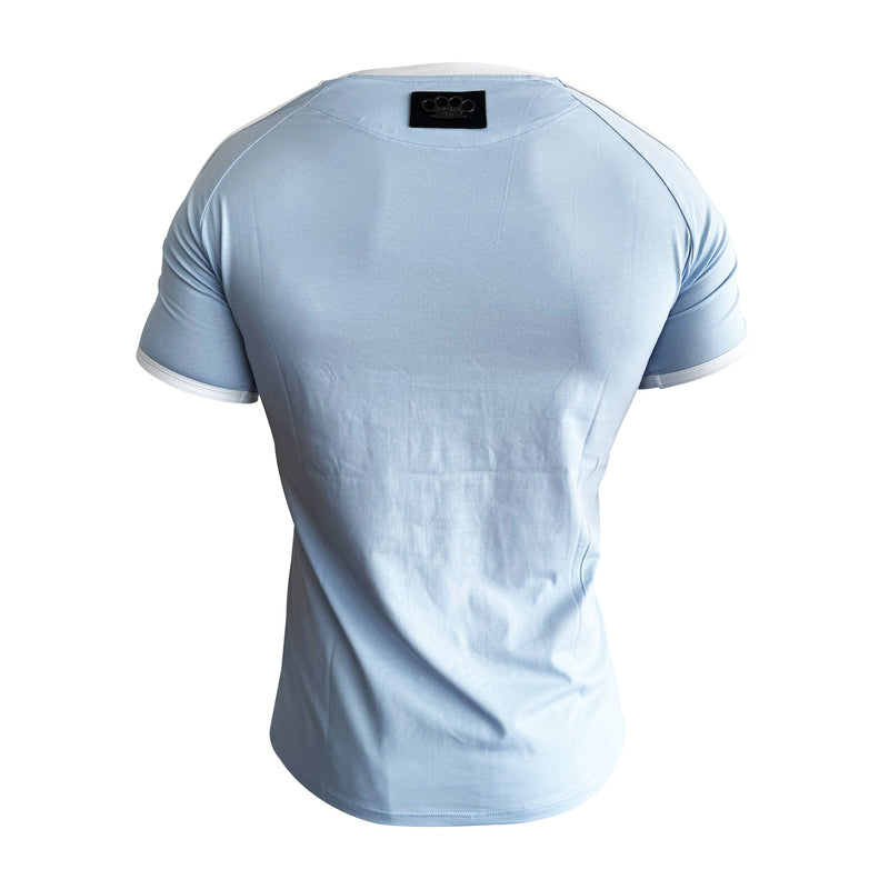 T-shirt basique MVL "Bleu clair"