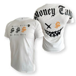 Load image into Gallery viewer, MVL Skull line - Money talks T-Shirt - white