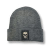 Czapka beanie MVL Skull - szara