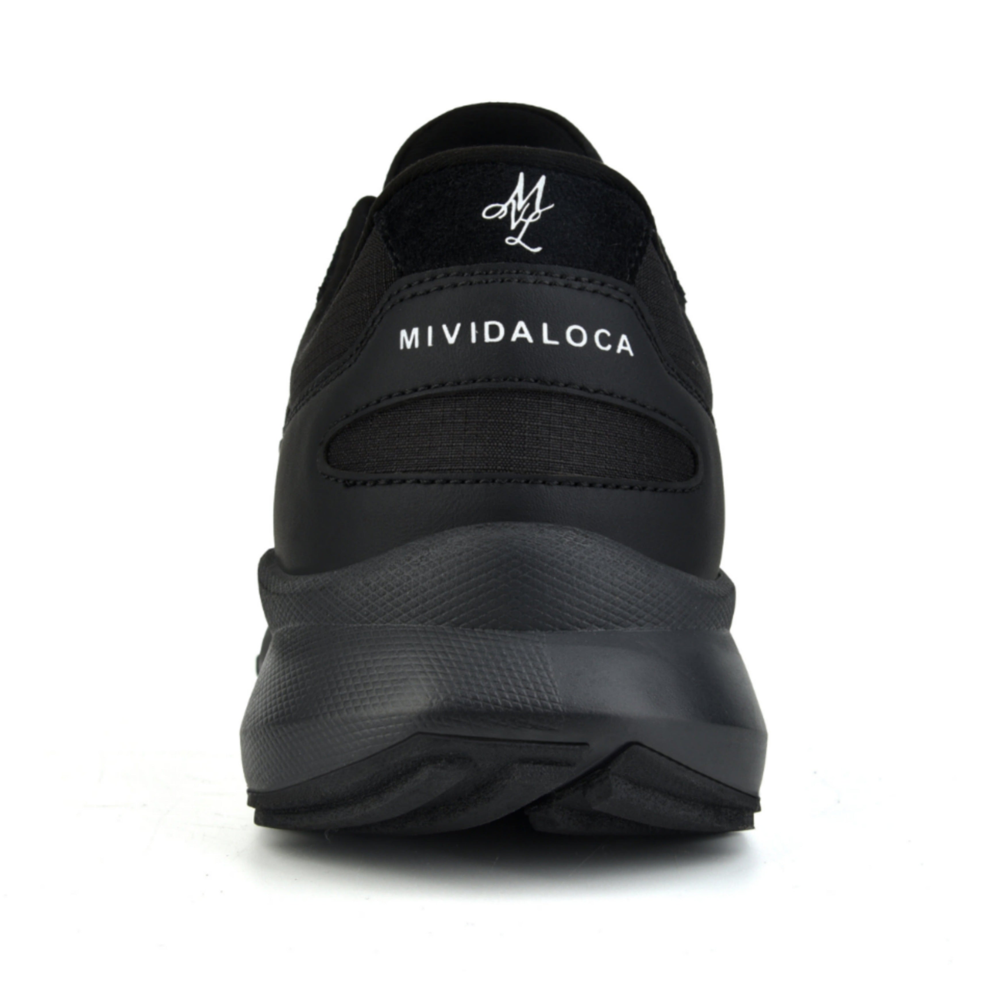 MVL Brass zapatillas de calavera negro/negro