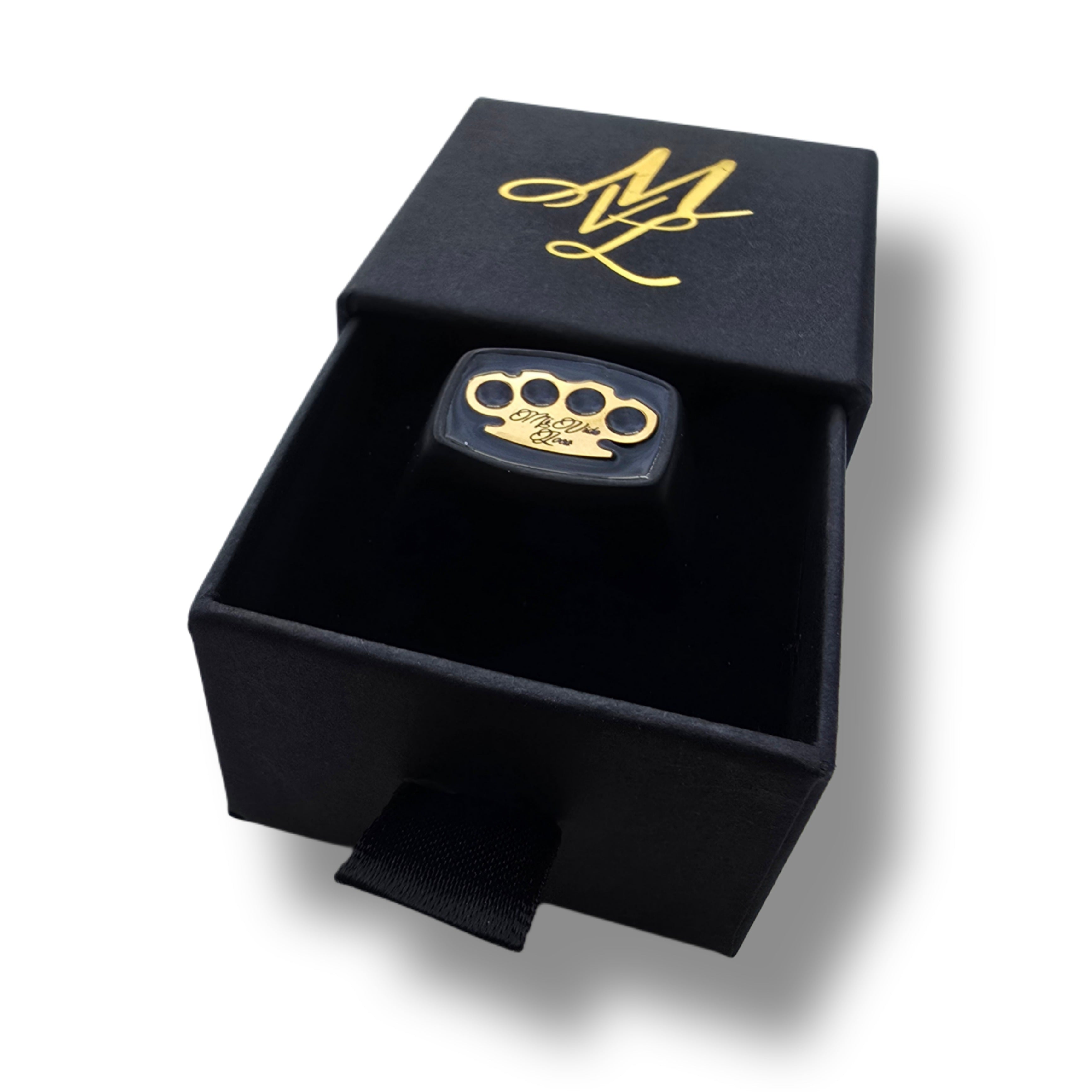 MVL Signet ring black/gold