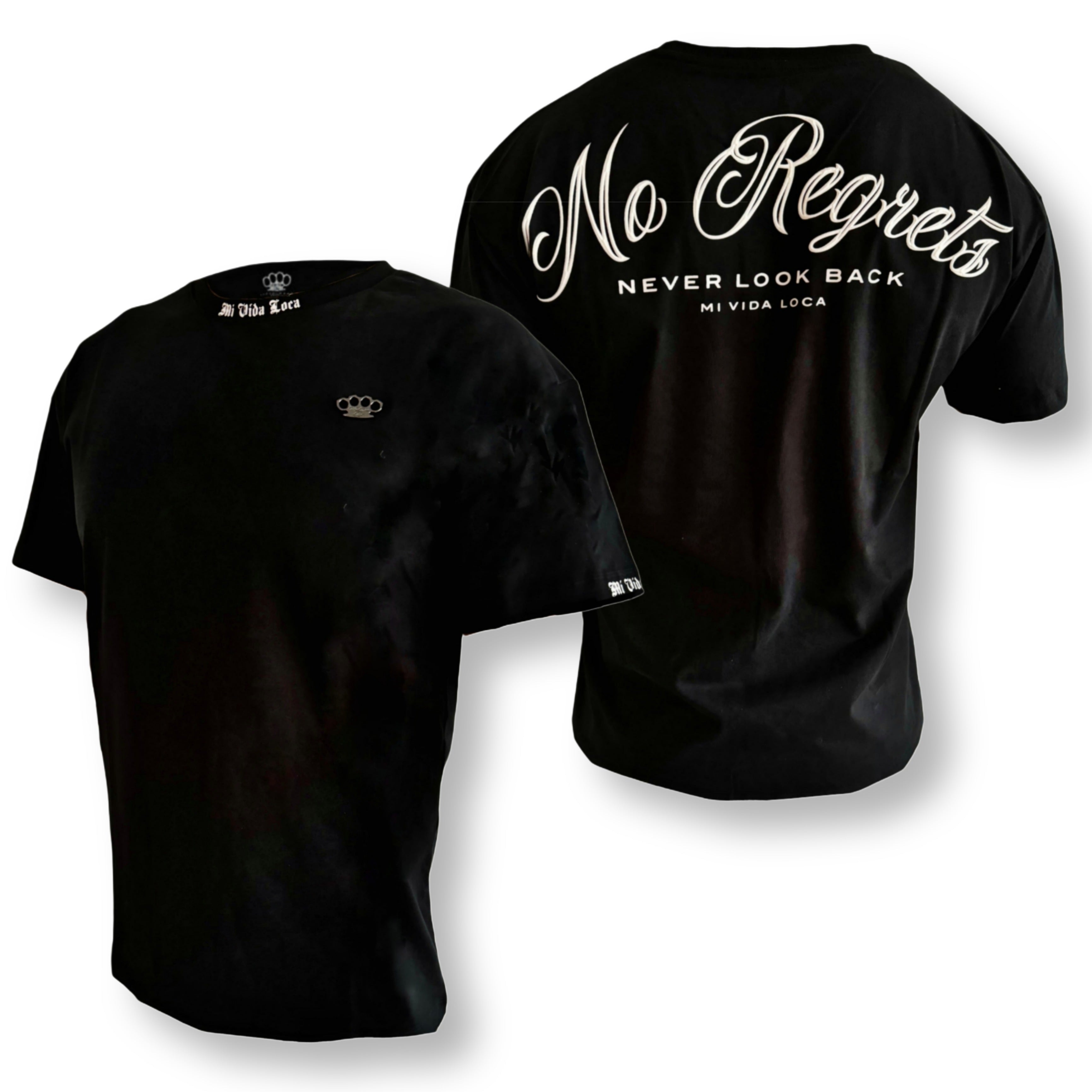 MVL No regrets oversized T-shirt - black