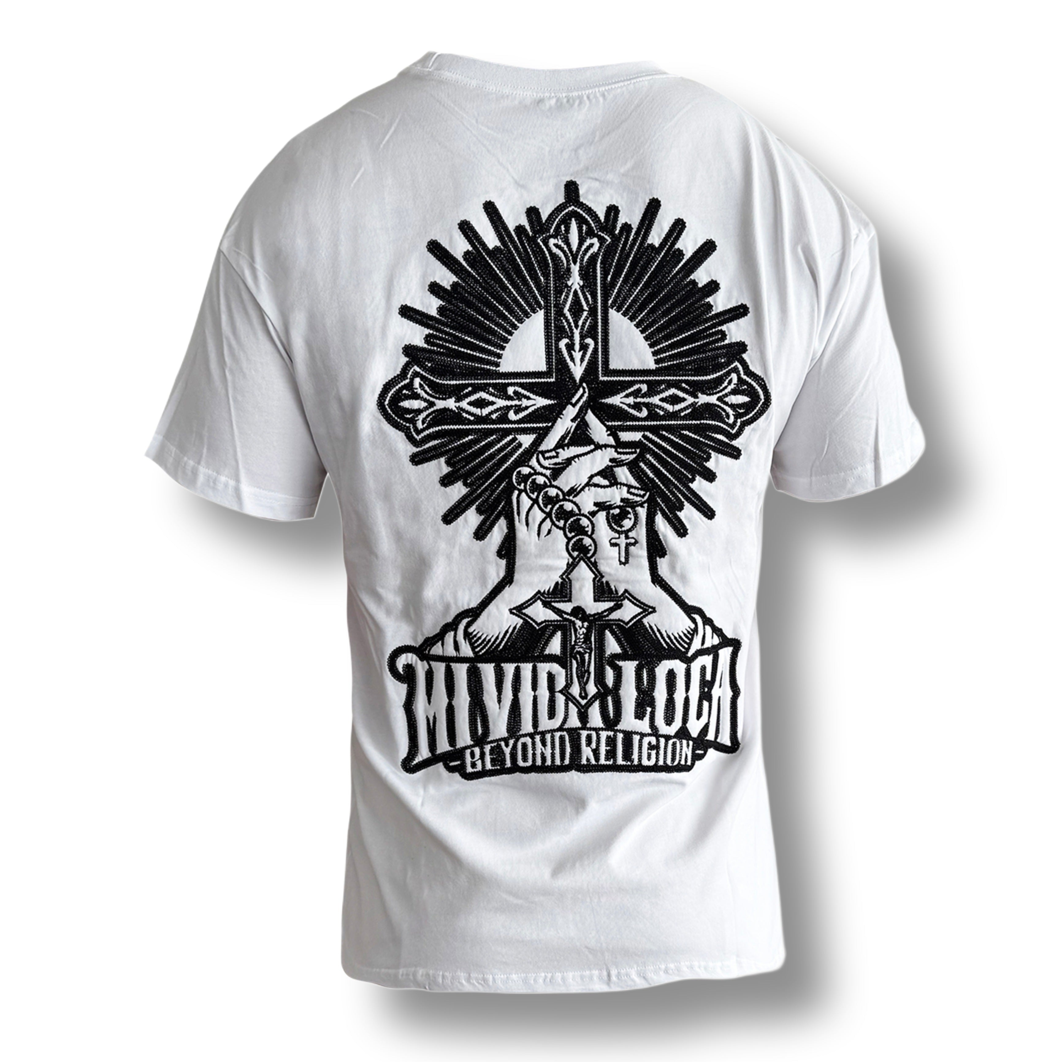 MVL Beyond religion T-shirt - white (OVERSIZED)