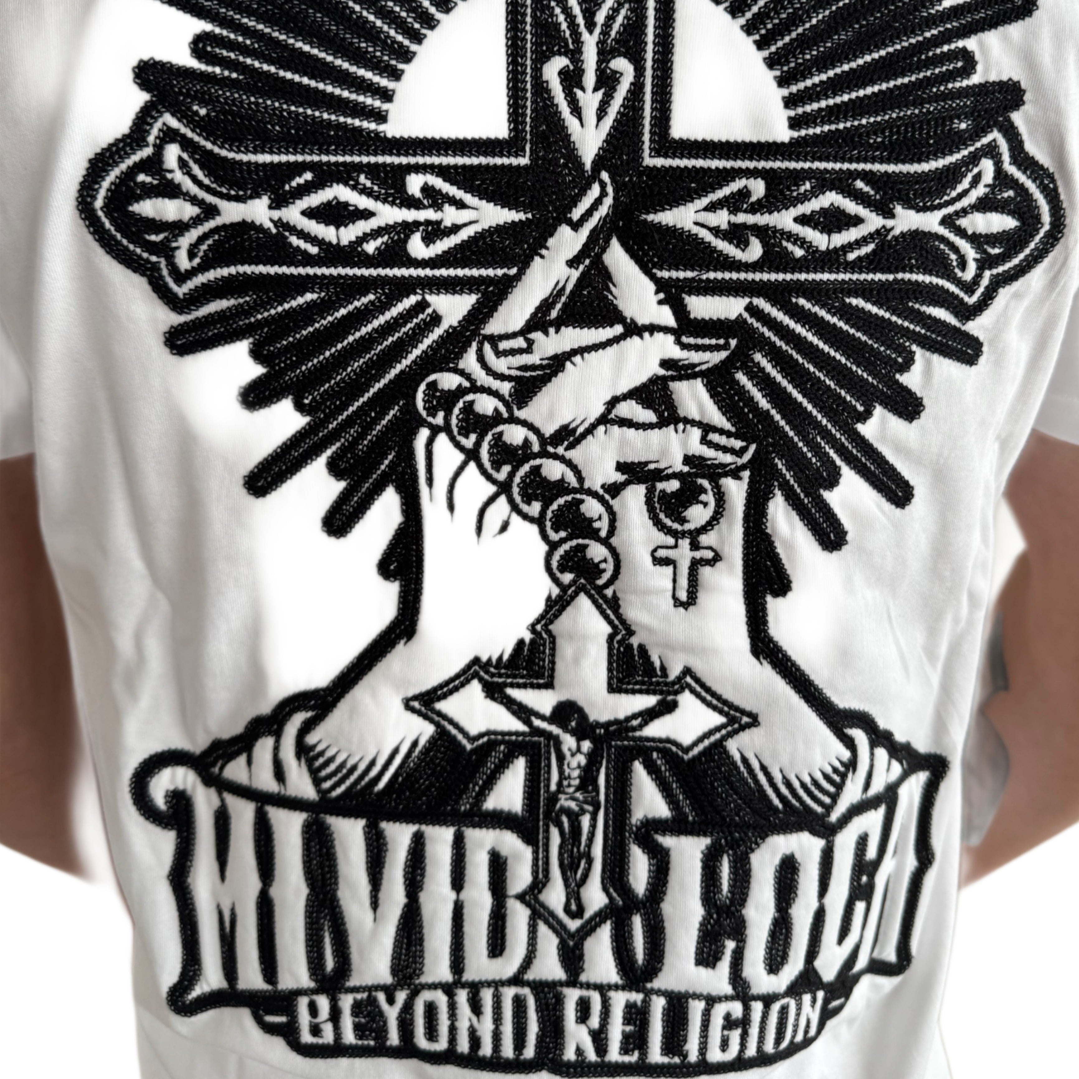 MVL Beyond religion T-shirt - white (OVERSIZED)