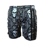 Afbeelding laden in Galerijviewer, MVL &quot;Skull Madness&#39; Swimming shorts - black