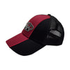 Gorra curva "a rayas rojas"