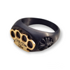 Anillo con logo de MVL - negro