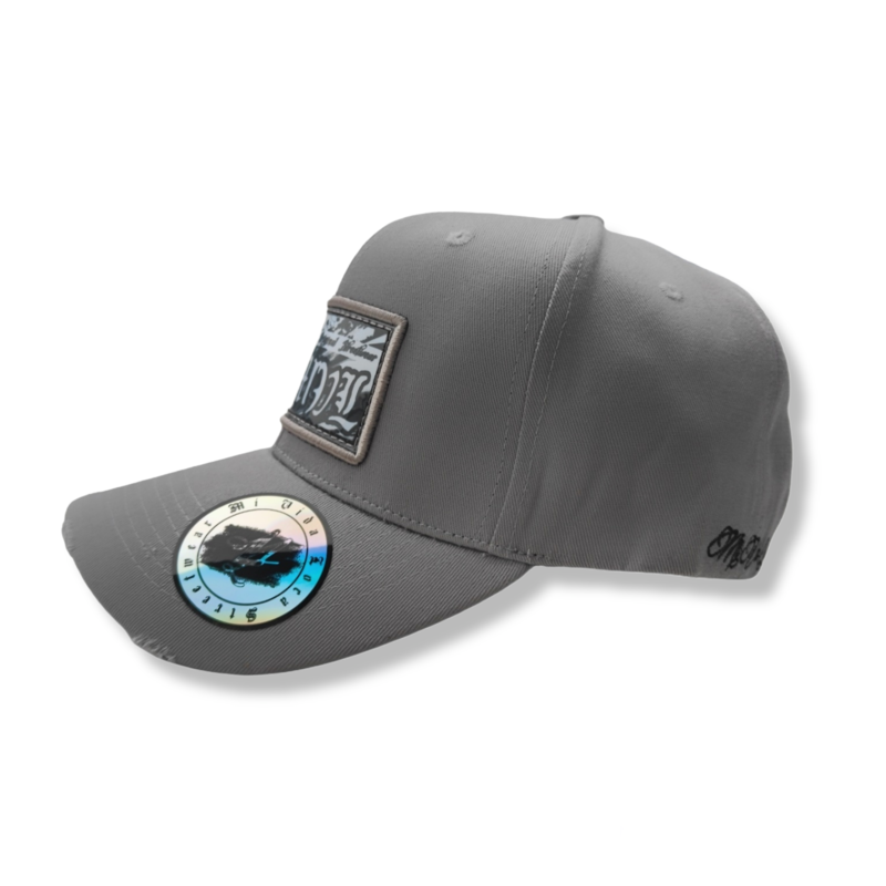 MVL Original Streetwear-Cap mit gebogenem Schirm - grau