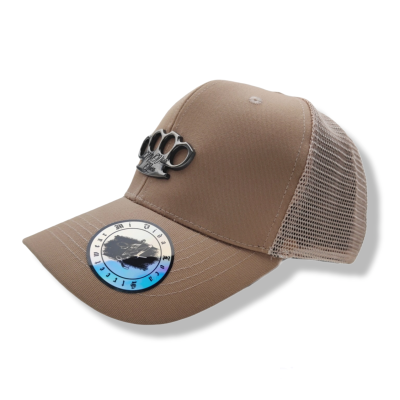 Gorra de malla línea Black de MVL - beige