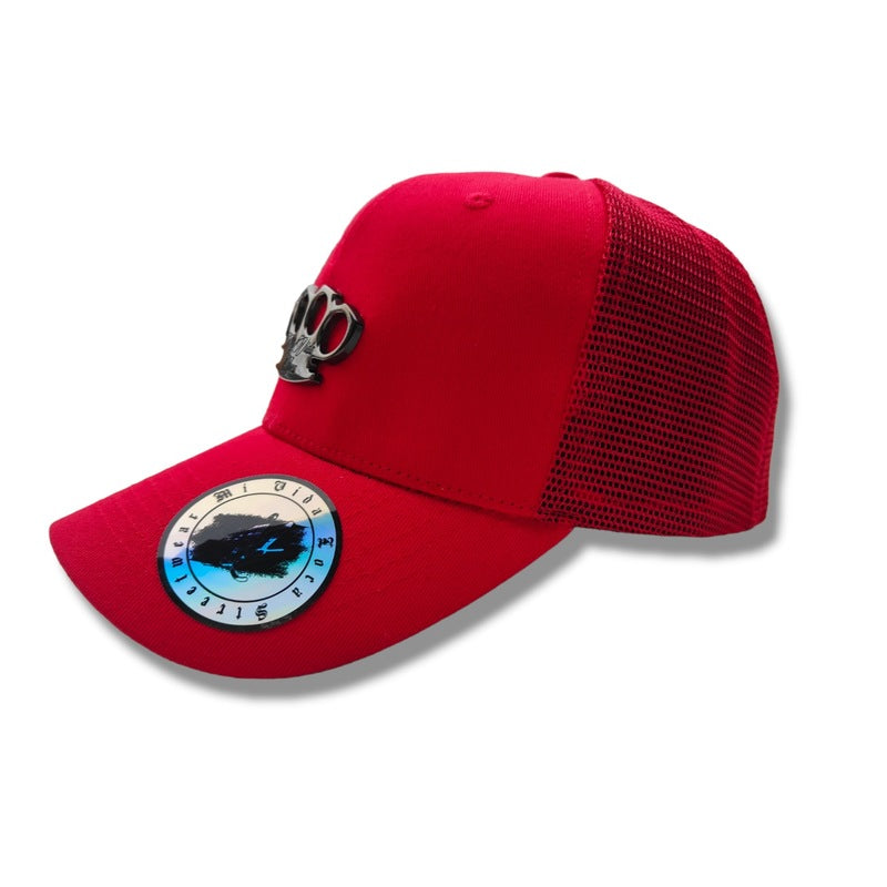 Gorra de malla línea Black de MVL - Roja